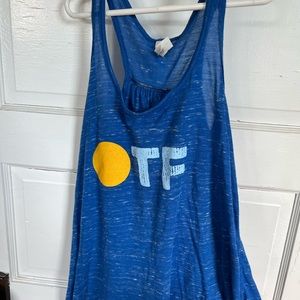 Orangetheory fitness blue sun top